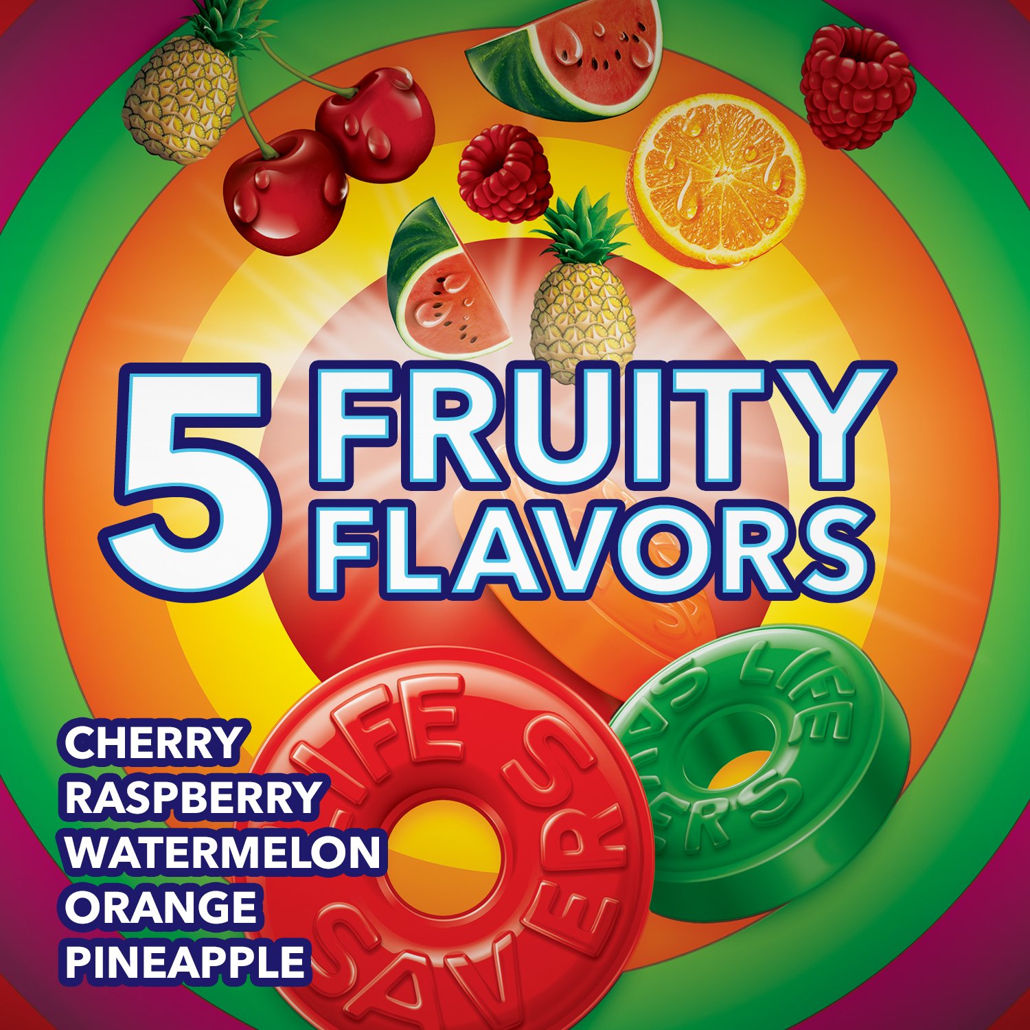 Amazon.com : Life Savers Five Flavors Hard Candy Bag, 41 Oz (Pack